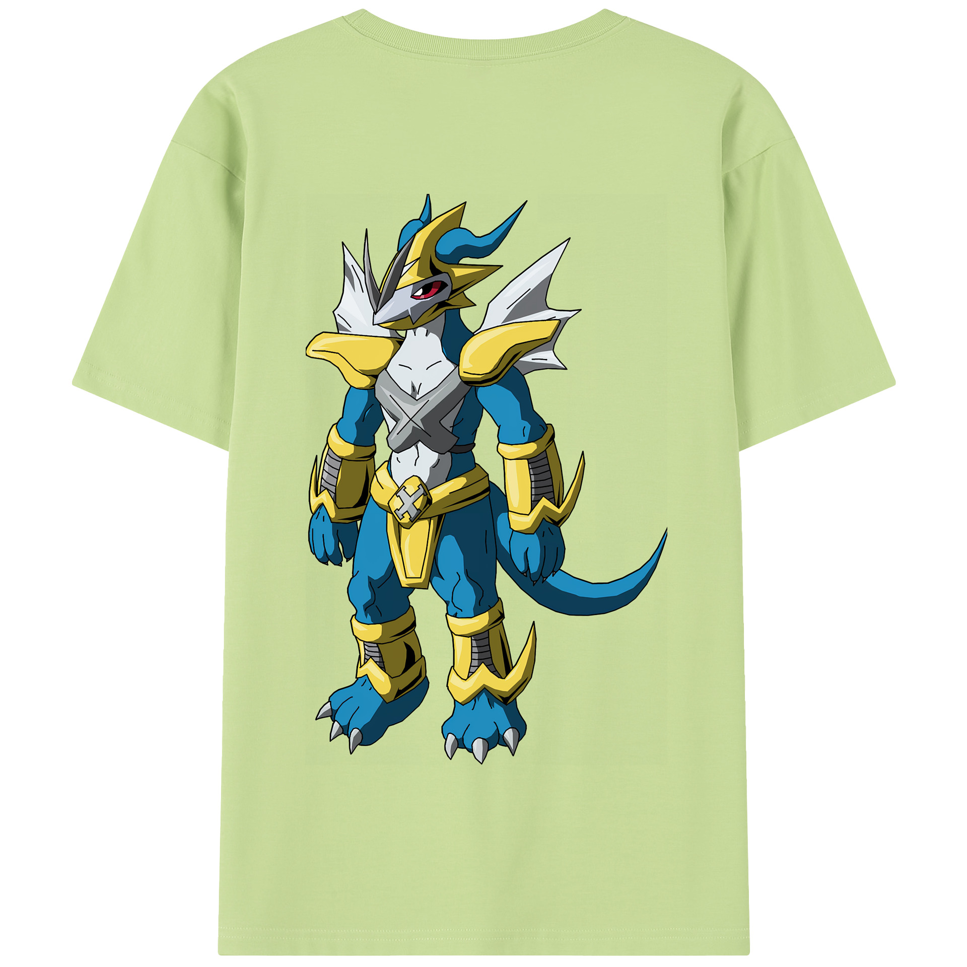 （画像用） Digimon デジタルモンスター/デジモン 綿100％半袖Tシャツ（背面プリント）